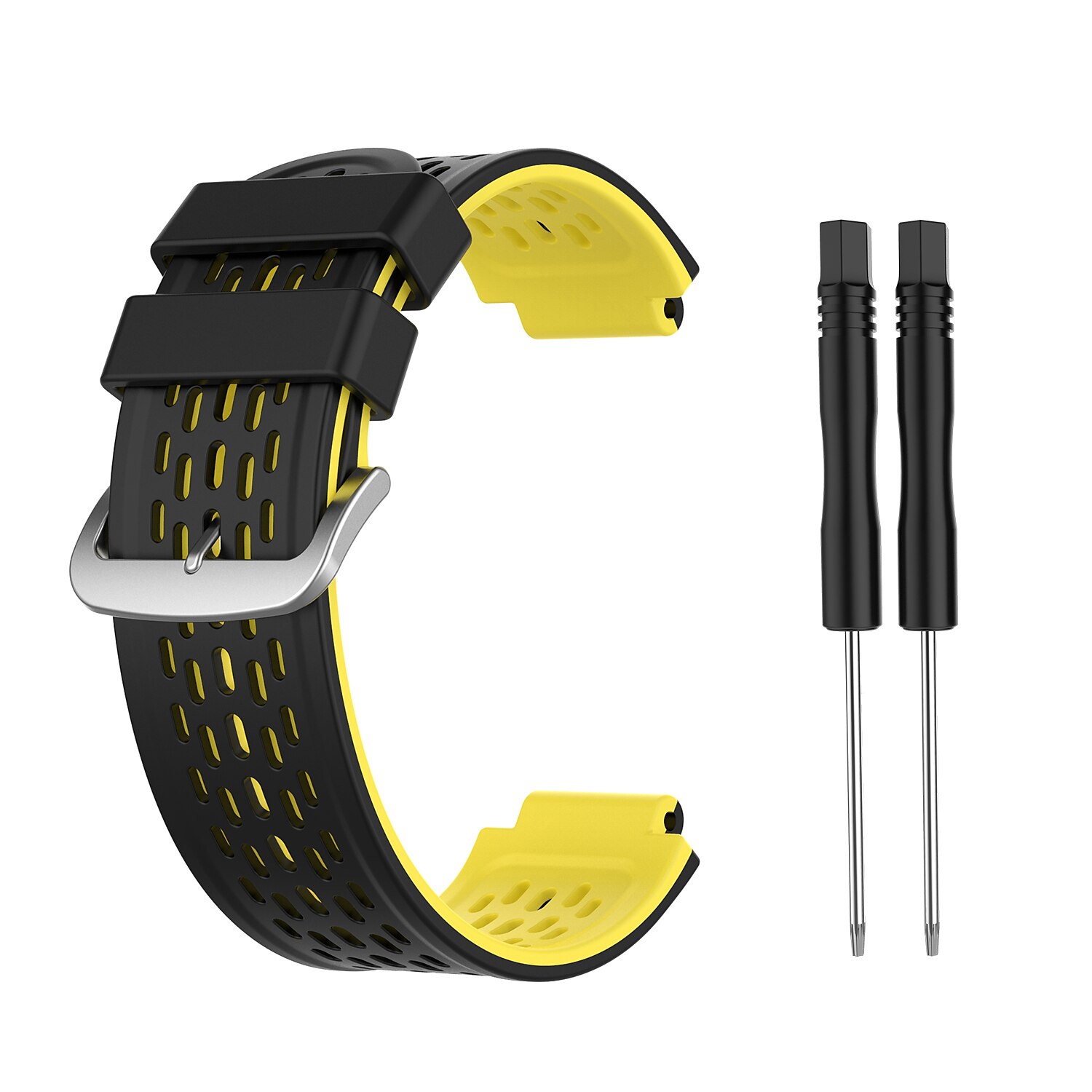 Pulseiras de Relógio para Garmin Approach S2 / S4 Silicone Substituição Alça Respirável Pulseira Esportiva Fecho Clássico Pulseira de 2025 por $13.99 –P5
