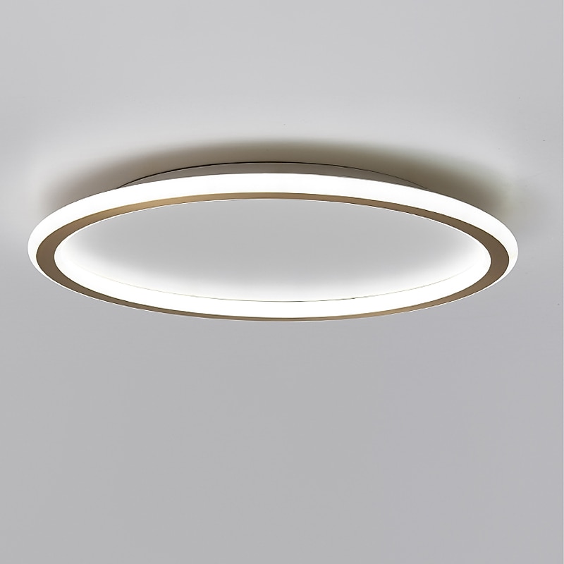 LED Ceiling Light 40/50 cm Circle Design Flush Mount Lights Copper Metal Basic Brass LED Nordic Style 220-240V 2025 - $331.09 –P3