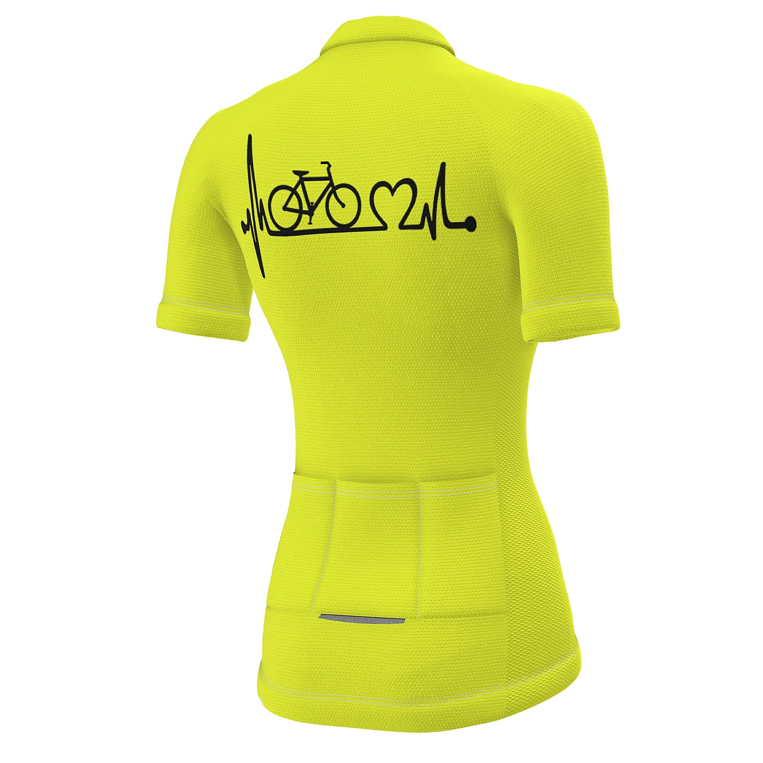 Dam Cykeltröja Grafisk Rolig Cykel T-shirt Tröja Överdelar med 3 bakfickor Bergscykling Vägcykling Solskyddskräm Torkar snabbt Dragkedja fram Spänning sporter Gul Röd Blå Kläder 2025 - $23.19 –P4