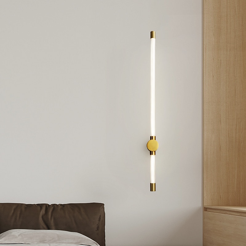 lightinthebox led-seinävalaisin yöpöytävalo moderni pohjoismainen uppoasennettavat seinävalot olohuoneen makuuhuone kupari seinävalaisin ip20 110-120v 220-240v 2025 - $215.69 –P2