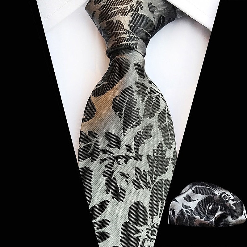 Per uomo Cravatte Da ufficio Floreale Jacquard Formale Attività commerciale del 2025 a zł79.99 –P3