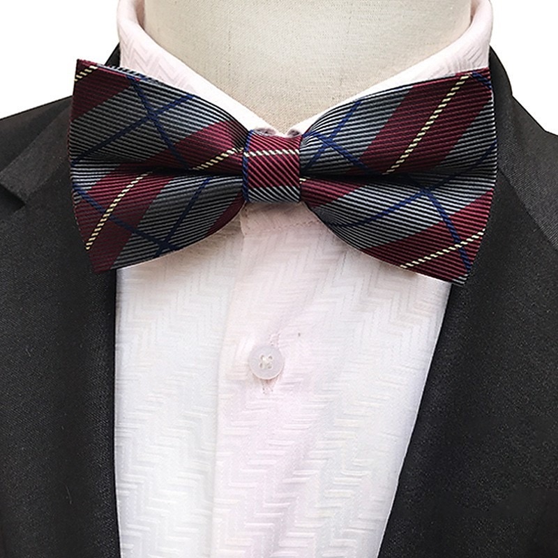 Homens Gravata Borboleta Festa Trabalho Jacquard Formal Festa de 2025 por $12.99 –P4