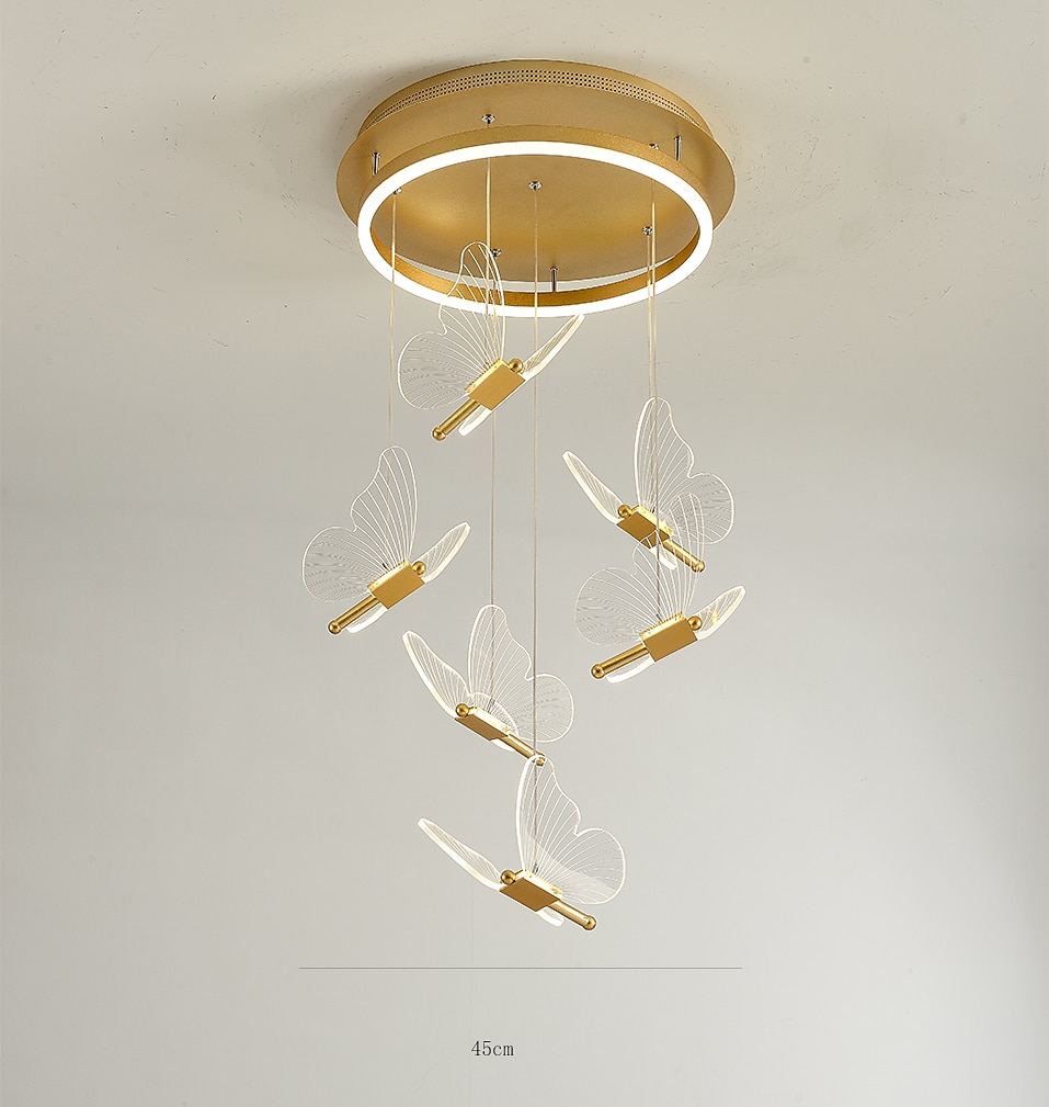 lampada a sospensione a led 35 cm lampada a sospensione a design singolo in acrilico stile nordico a led 110-240 v del 2025 a $349.99 –P12
