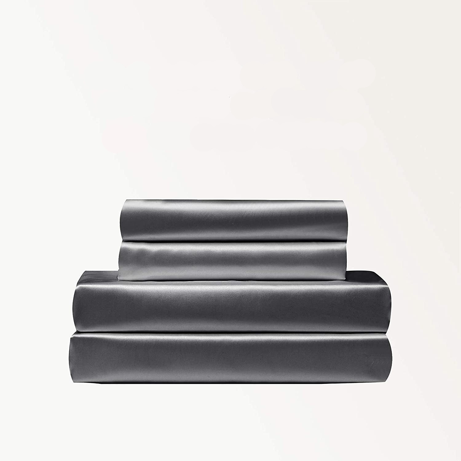 4 Pieces Satin Sheet Sets Hotel Luxury Silky Bed Sheets Soft Premium Satin Sheets Wrinkle & Fade Resistant Bedding Set Sheet Set, Include 1 Deep Pocket Fitted Sheet(12inch),1 Flat Sheet, 2 Pillowcases 2025 - $50.99 –P16