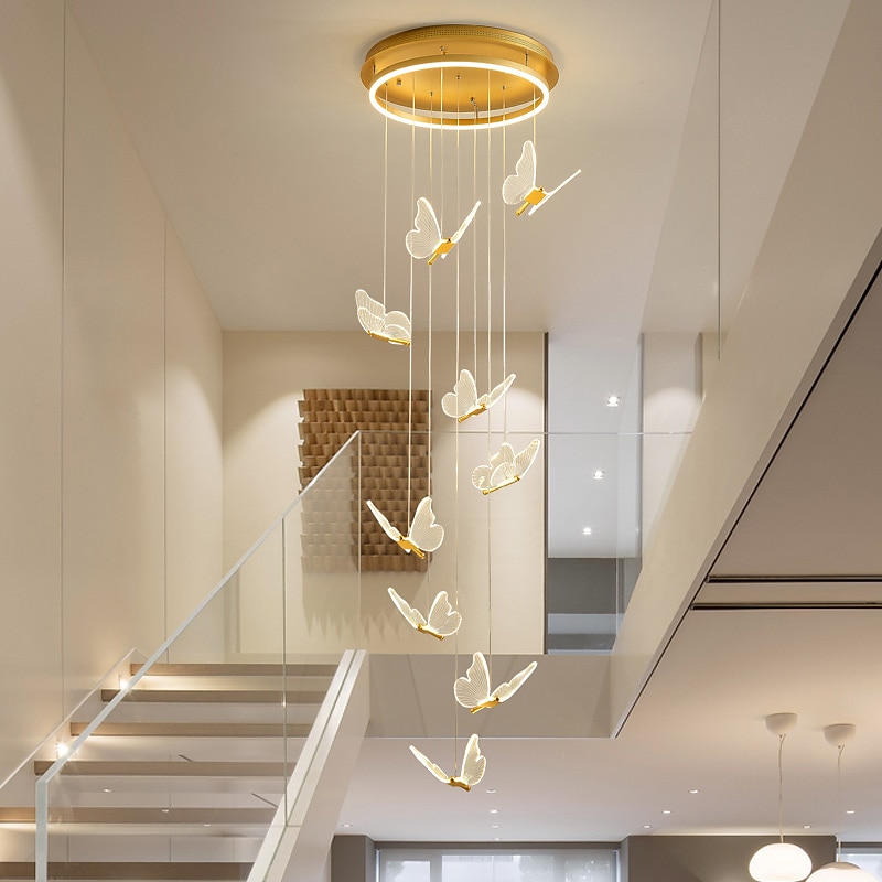 lampada a sospensione a led 35 cm lampada a sospensione a design singolo in acrilico stile nordico a led 110-240 v del 2025 a $349.99 –P5