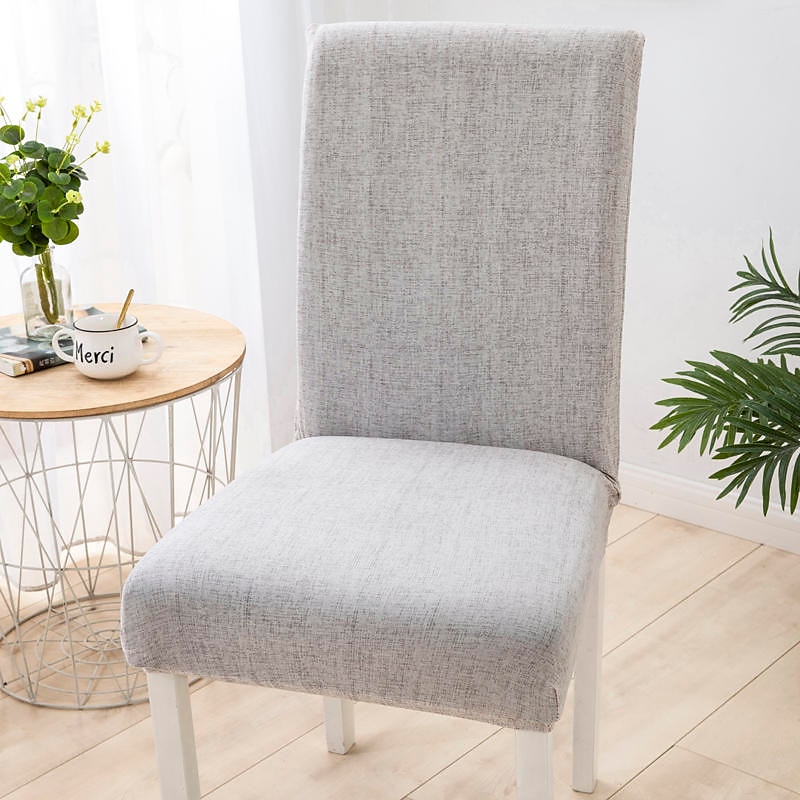 matstolsöverdrag stretch stol säte överdrag spandex med elastiskt bottenskydd för matsal bröllopsceremoni tålig tvättbar 2025 - $9.49 –P5