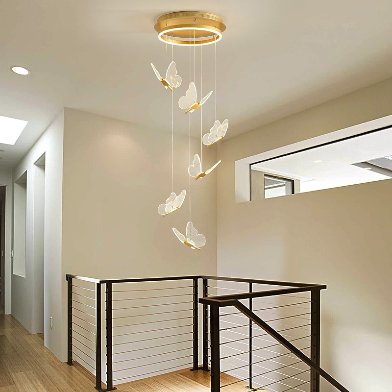 lampada a sospensione a led 35 cm lampada a sospensione a design singolo in acrilico stile nordico a led 110-240 v del 2025 a $349.99 –P3