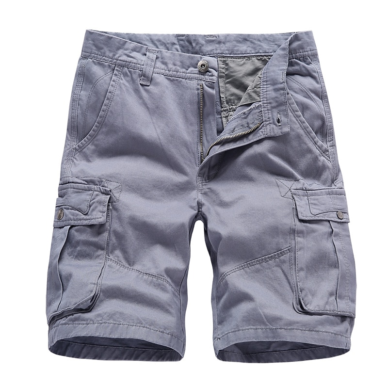Herren Cargo Shorts Kurze Hosen Kurze Hose für Wanderer Militär Sommer Außen Regular Fit 10" Ripstop Atmungsaktiv Schnelltrocknend Multi Pocket Kurze Hose Unten Knielänge Schwarz Armeegrün Baumwolle 2025 - $23.99 –P7