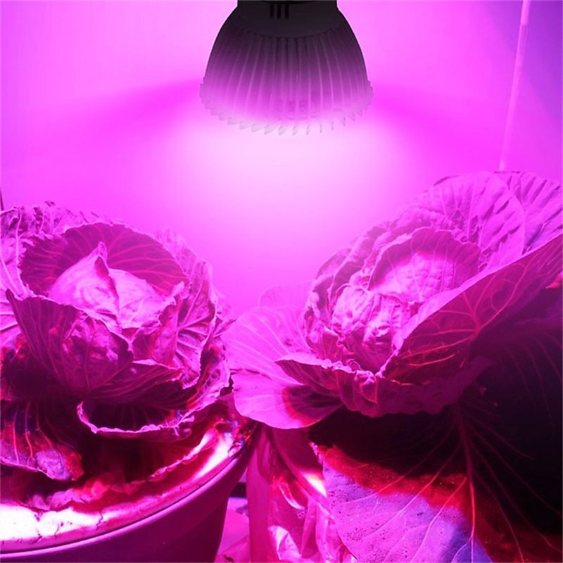 volledig spectrum led kweeklamp e27/gu10/e14 lamp - uv zwart licht & ir 28 leds voor kas & plantenkweekset van 4/6 2025 - $25.99 –P6