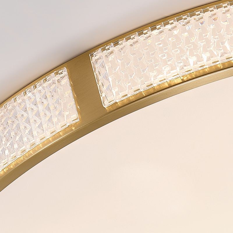plafoniera led 30/40/50 cm forme geometriche luci da incasso rame metallo geometrico ottone led moderno semplice stile nordico 220-240v del 2025 a $183.99 –P7