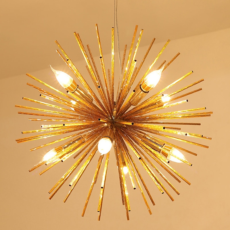 LED Pendant Light Crystal Chandelier 9-Light Firework Modern Sputnik Chandelier Pendant Light Fixture for living room Dining Room and Bedroom 2025 - $354.49 –P3