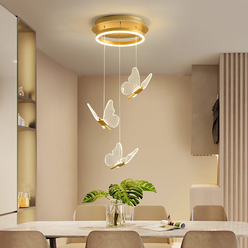 lampada a sospensione a led 35 cm lampada a sospensione a design singolo in acrilico stile nordico a led 110-240 v del 2025 a $349.99 –P4