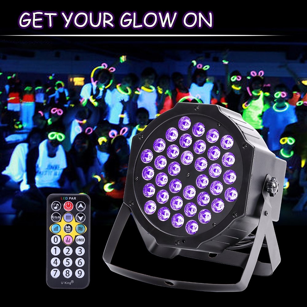led strobe stage par light 36w uv blacklight 36 leds met afstandsbediening voor disco party club ktv bruiloft 2026 - $71.99 –P2