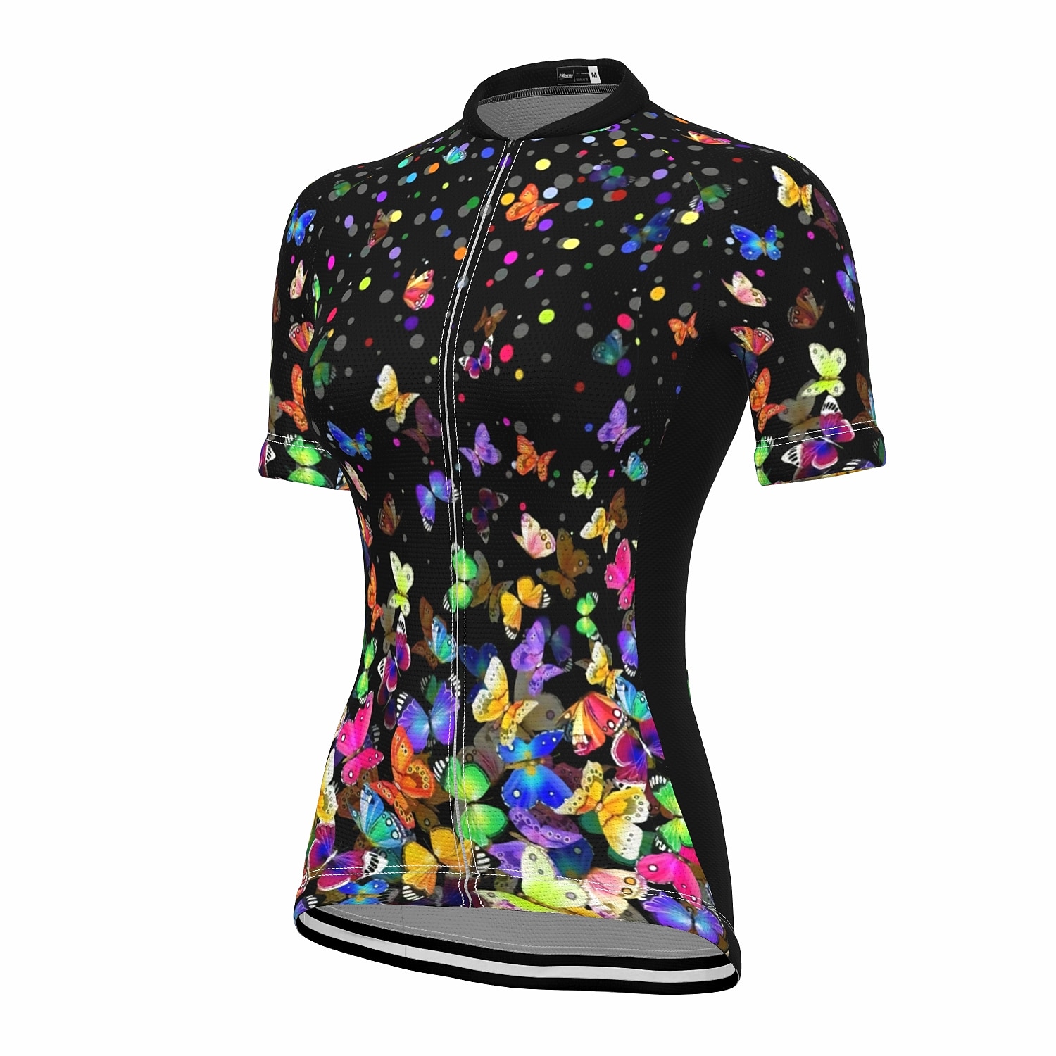 Dam Cykeltröja Fjäril Rolig Kortärmad Cykel Tröja Överdelar med 3 bakfickor Bergscykling Vägcykling Torkar snabbt Snabb tork Mjuk Reflexremsa sporter Svart Vit Blå Kläder 2026 - $30.99 –P3