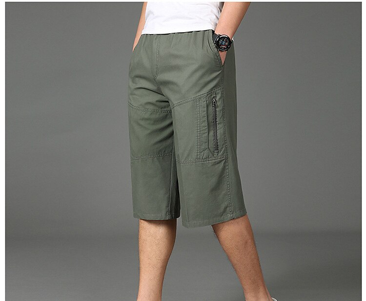 Men's Cargo Shorts Hiking Shorts Summer Outdoor Loose Ripstop Breathable Quick Dry Zipper Pocket Capri Pants Bottoms Below Knee Black Army Green Cotton Work Hunting Fishing XL XXL XXXL 4XL 5XL 2025 - $23.99 –P1