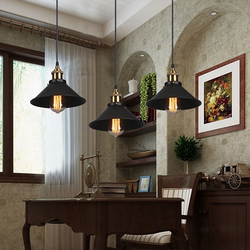 lampada a sospensione a led 22 cm lampada a sospensione design unico in metallo finiture verniciate stile nordico tradizionale / classico 110-240 v del 2025 a $66.99 –P10
