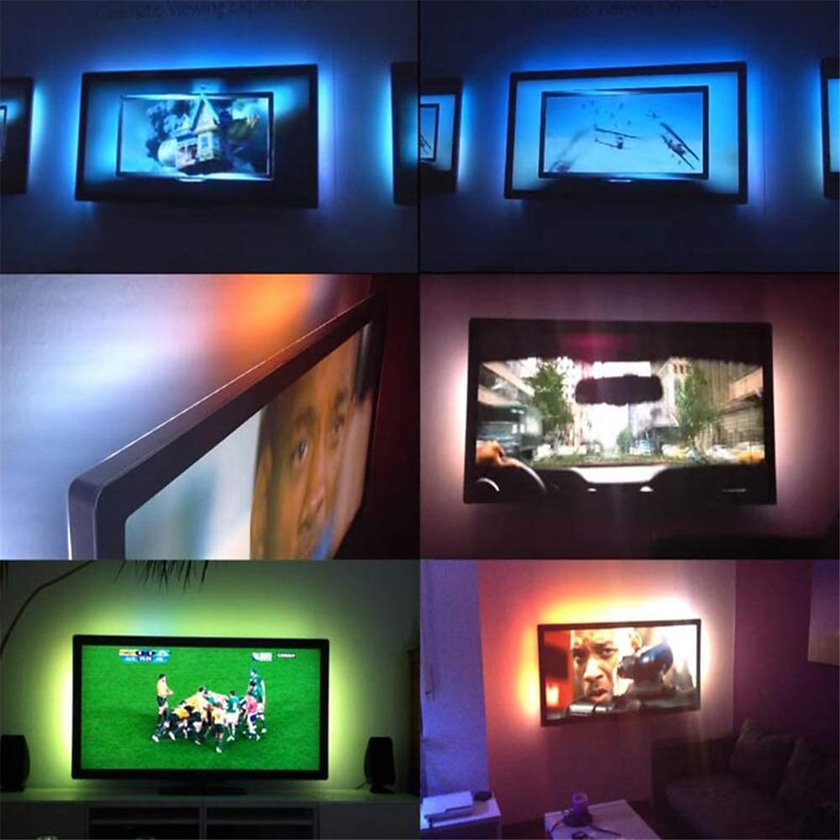 3m 9.8ft LED شريط USB ضوء التلفزيون الخلفية RGB اللون تغيير التطبيق الذكي بلوتوث التحكم في الموسيقى مزامنة SMD 5050 ديكور المنزل عطلة الحزب 2025 - $15.49 –P1