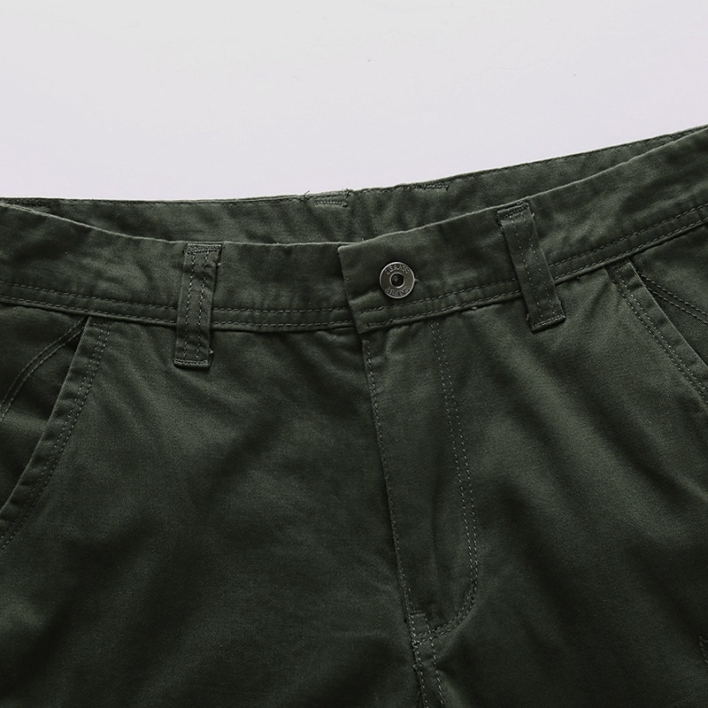 Herren Cargo Shorts Kurze Hosen Kurze Hose für Wanderer Militär Sommer Außen Regular Fit 10" Ripstop Atmungsaktiv Schnelltrocknend Multi Pocket Kurze Hose Unten Knielänge Schwarz Armeegrün Baumwolle 2025 - $23.99 –P3
