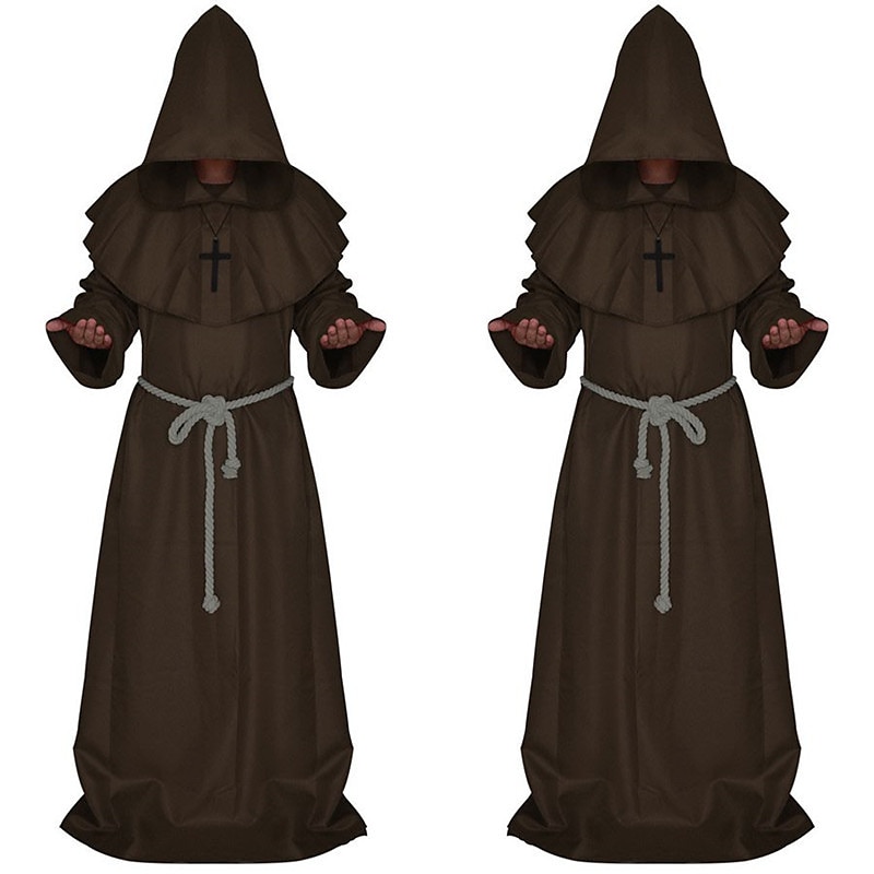 Punk & goottilainen Keskiaika Renessanssi Päälystakki Alusasut Yhtenäinen Naamiaispuku Miesten Fantasia Juhla Aikuisten Takki 2026 - $41.99 –P4