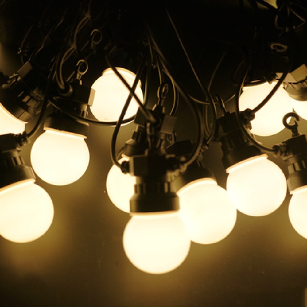 LED Bulb String Lights Outdoor 5m 10m 20m String Lights 50 100 150 LEDs 2835 SMD 1 Set Warm White Multi Color Party Decorative Holiday 100-240 V 2025 - $56.99 –P1