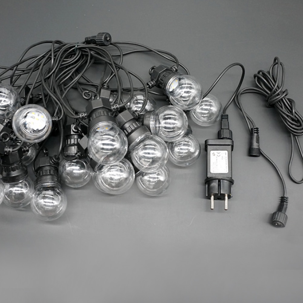 LED Bulb String Lights Outdoor 5m 10m 20m String Lights 50 100 150 LEDs 2835 SMD 1 Set Warm White Multi Color Party Decorative Holiday 100-240 V 2025 - $56.99 –P8