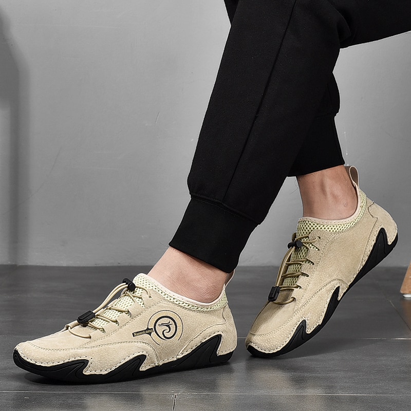 stilfulla avslappnade brittiska sneakers för män, ventilerande mesh med bläckfisksula, fashion forward 2026 - $54.99 –P8