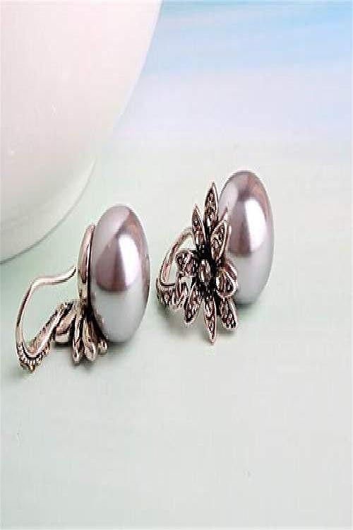imitation pearl drop örhängen natursten rund pärla dingla örhängen för kvinnor mode smycken gåva ¡(jag: silver) 2025 - $8.99 –P3