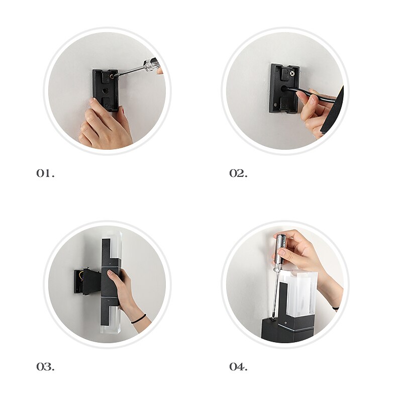 Lightinthebox mur LED lumières étanche LED style nordique mur LED lumières extérieur en aluminium applique murale ip65 moderne simple 110-240 v 7 w de 2025 ? $82.99 –P14