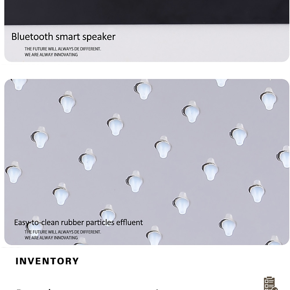 Shower Faucet,Rainfall Shower Head LED Waterfall Rain Contemporary Chrome/Painted Finishes Ceiling Mounted Bath Showerhead for Shower Room Bluetooth Remote Control Bathroom Plumbing Accessories 2025 - $809.99 –P15