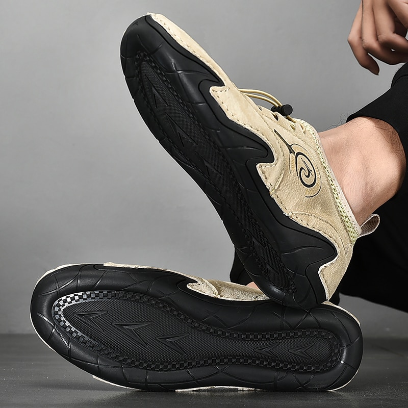 stilfulla avslappnade brittiska sneakers för män, ventilerande mesh med bläckfisksula, fashion forward 2026 - $54.99 –P11