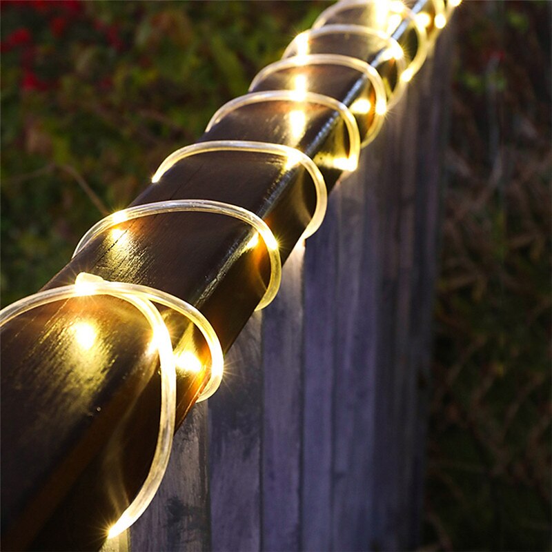 zonne-energie lichtslinger 20m 30m 50m met afstandsbediening thanksgiving kerst buitenfeest tuindecoratie kerstverlichting plug-in dual purpose gypsophila koperdraad verlichting set 24v 2025 - $36.99 –P4