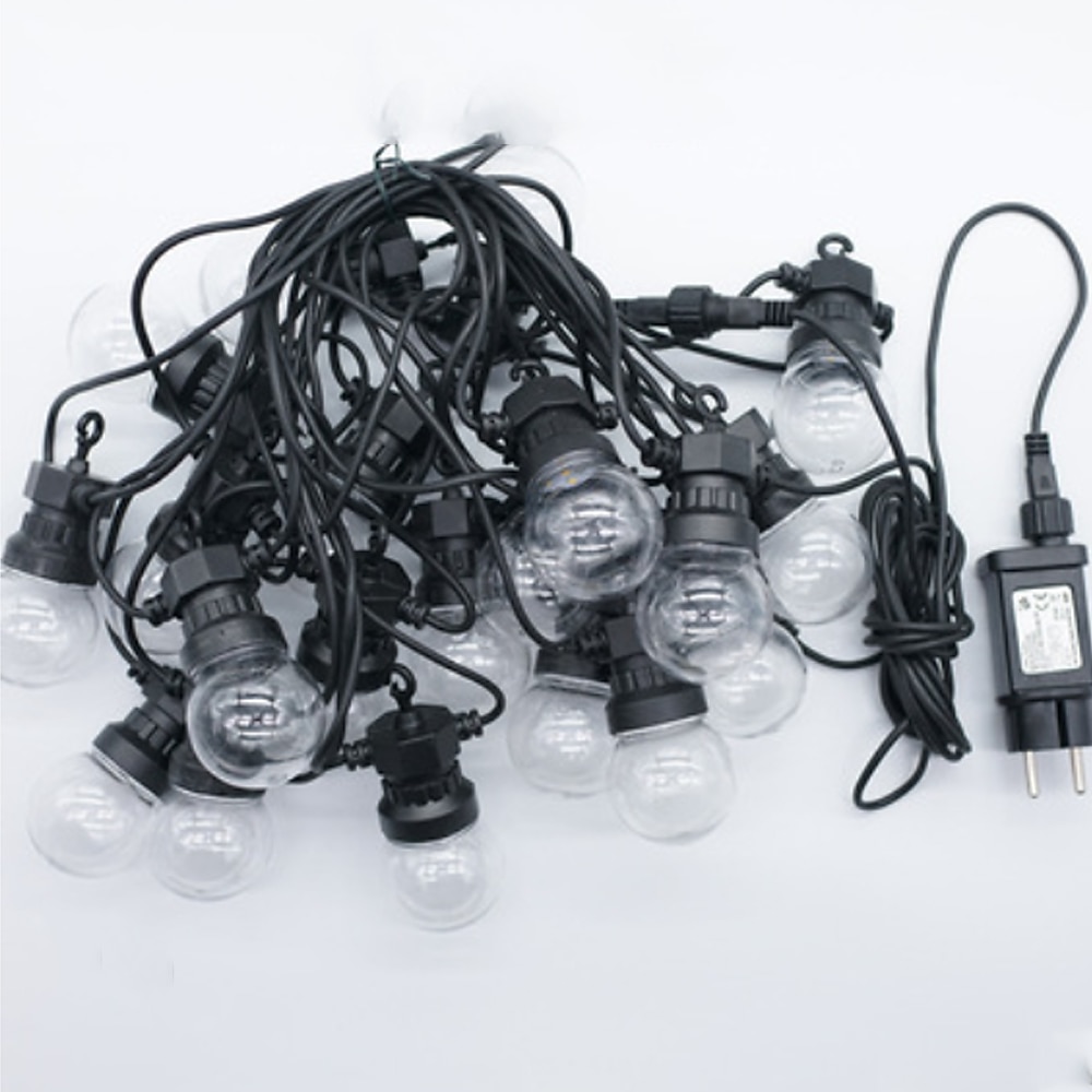 LED Bulb String Lights Outdoor 5m 10m 20m String Lights 50 100 150 LEDs 2835 SMD 1 Set Warm White Multi Color Party Decorative Holiday 100-240 V 2025 - $56.99 –P5