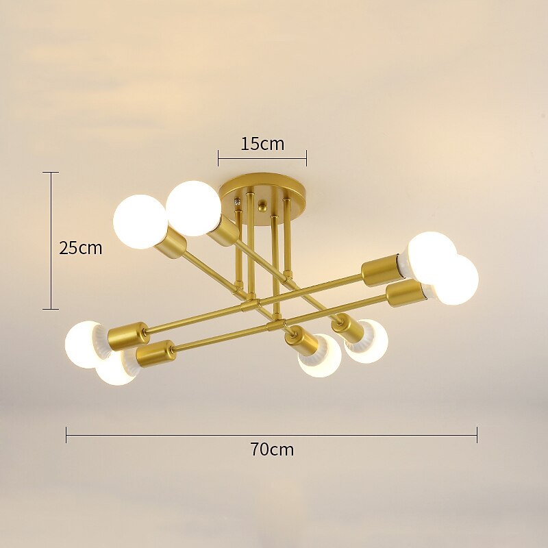72 cm maapallo design geometriset muodot uppoasennettavat valot metalli sputnik lineaarinen geometrinen maalattu viimeistely nykytaiteellinen pohjoismainen tyyli 110-220v 220-240v 2025 - $69.99 -P6