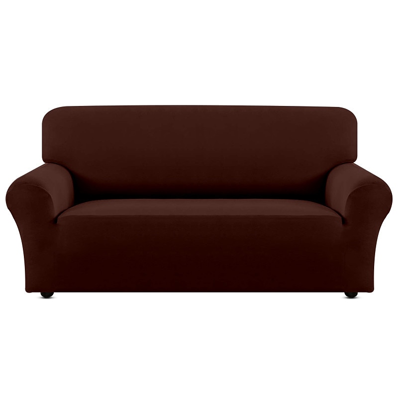 Stretch-Sofabezug, Schonbezug, burgunderfarben, elastisch, Sofagarnitur, Sessel, Loveseat, 4- oder 3-Sitzer, L-förmiges Sofa, Möbelschutz, Anti-Rutsch-Bezug, weich, waschbar 2025 - $47.99 –P8