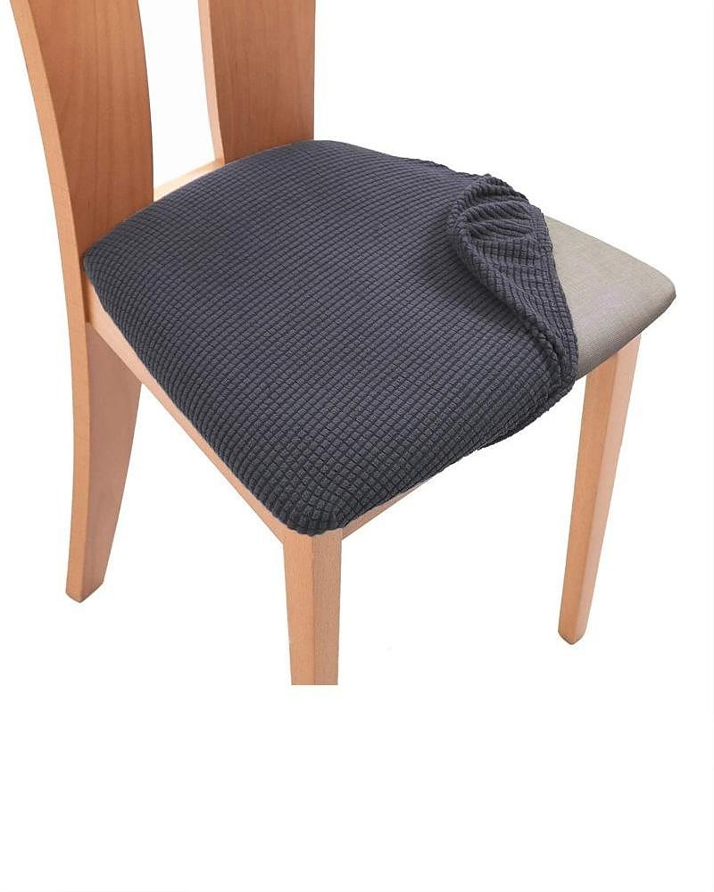 2 buc. husă scaun scaun de sufragerie husă scaun elastic alb negru gri moale burgundy roșu culoare solidă protectoare de mobilier durabil lavabil pentru petrecere în sufragerie 2026 - $13.49 –P11
