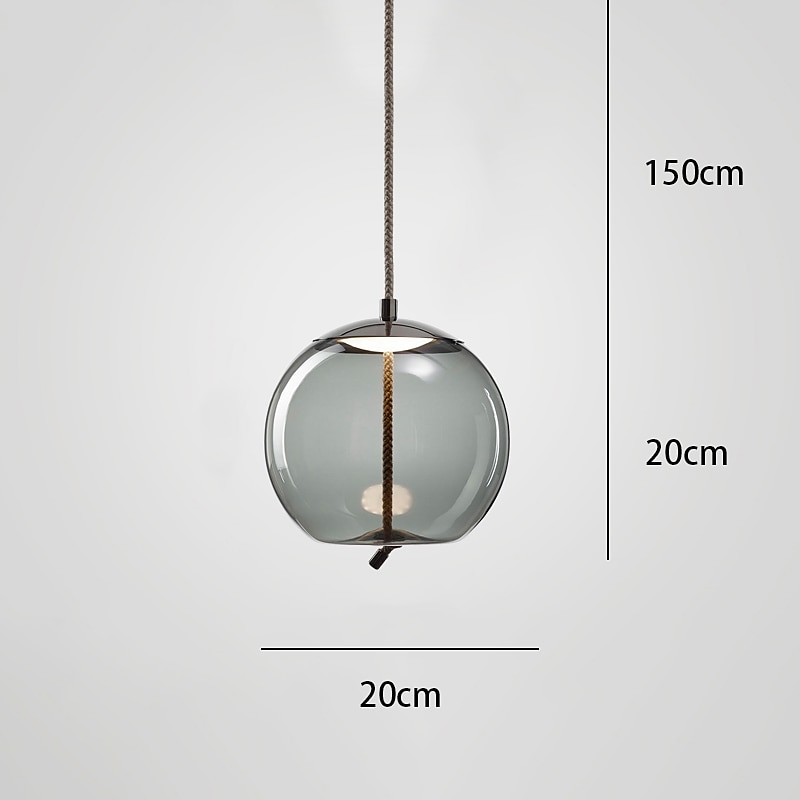 LED Pendant Light Glass Kitchen Island Light Single Design Electroplated LED Nordic Style 220-240V 110-120V 2025 - $249.99 –P1
