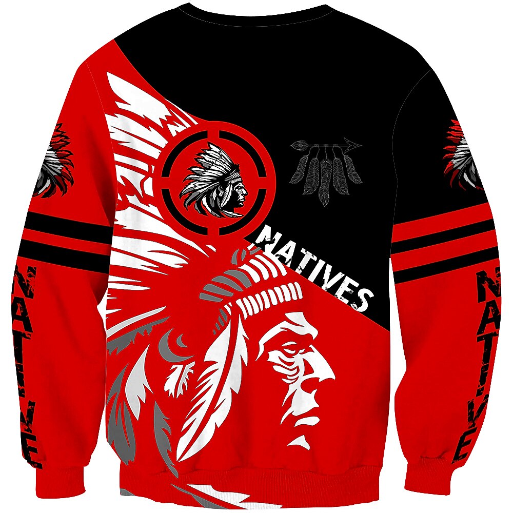 Per uomo Unisex Stampe astratte Umano Felpa Felpa pullover Manica lunga Felpa Rotonda Originale Essenziale Grande e alto Stampa 3D Informale Giornaliero Per eventi Stampa Primavera & Autunno del 2025 a $29.99 –P10