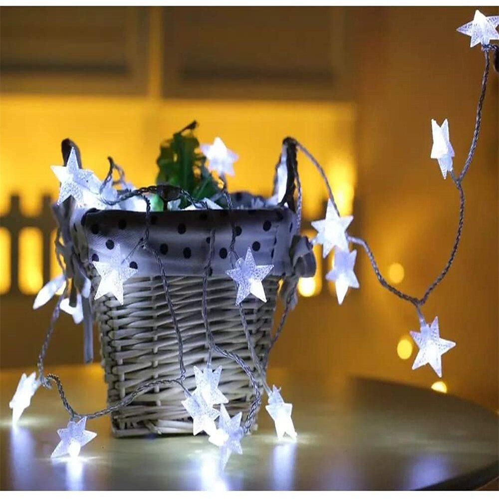 φώτα ramadan eid led ηλιακά φώτα string 40ft 12m 100leds 7m 50leds 6.5m 30leds 5m 20leds 8modes twinkle fairy lights αδιάβροχα φώτα αστέρια για εξωτερικούς κήπους γκαζόν αίθριο τοπίο Χριστούγεννα 2025 - $14.49 –P4