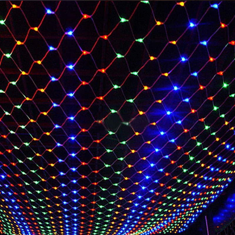 luci notturne a rete a led 1.5x1.5m 3x2m 220v matrimonio natale fata stringa luce esterna impermeabile festa festa decor luci a rete con tappo di coda del 2025 a $10.99 –P3