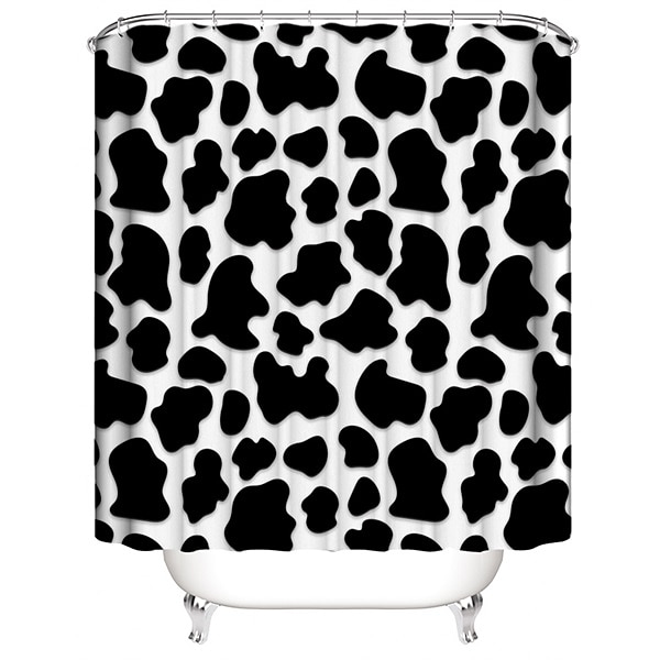 Voděodolná látková záclona do sprchy s háčky 180cm*180cm (70"*70") moderní geometrický abstraktní dekorace do koupelny 2025 - $28.99 –P8