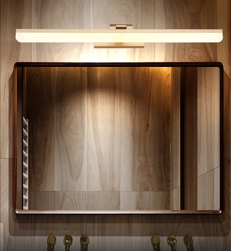 vanity light led mirror front lamp impermeable ip20 led luces de baño sobre espejo accesorios de iluminación de pared para baño dormitorio sala de estar gabinete 110-240v 2025 - $99.99 –P1