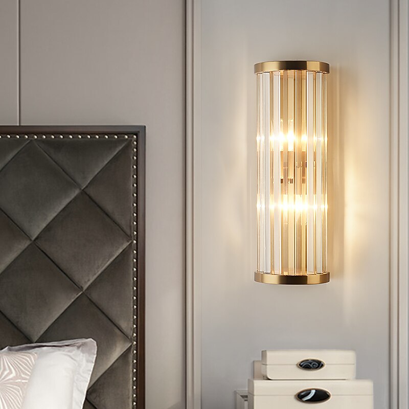Lightinthebox LED Wall Light Crystal Mini Style Modern Nordic Gold Style Rigid LED Light Bars Living Room Bedroom Steel Wall Light 220-240V 110-120V 2025 - $165.99 –P1