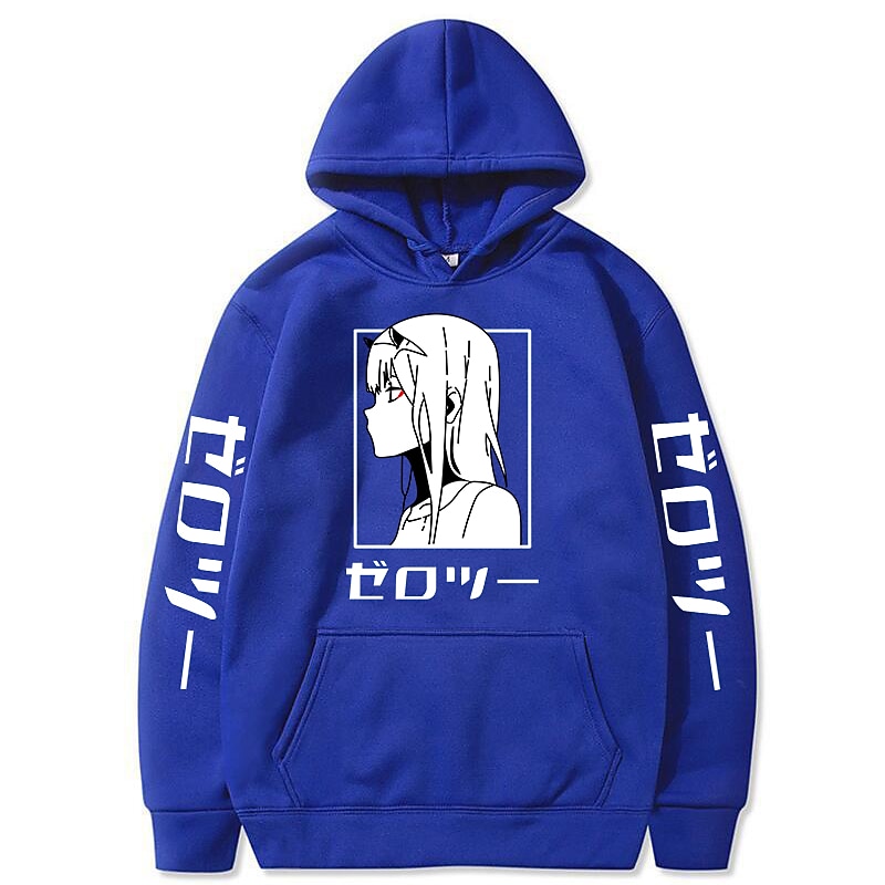 Darling in the Franxx Nulová dvě Cosplay kostým Kapuce Anime Grafika Potisk Harajuku Grafika Pro Pánské Dámské Dospělé Zpátky do školy 2025 - $25.99 –P9
