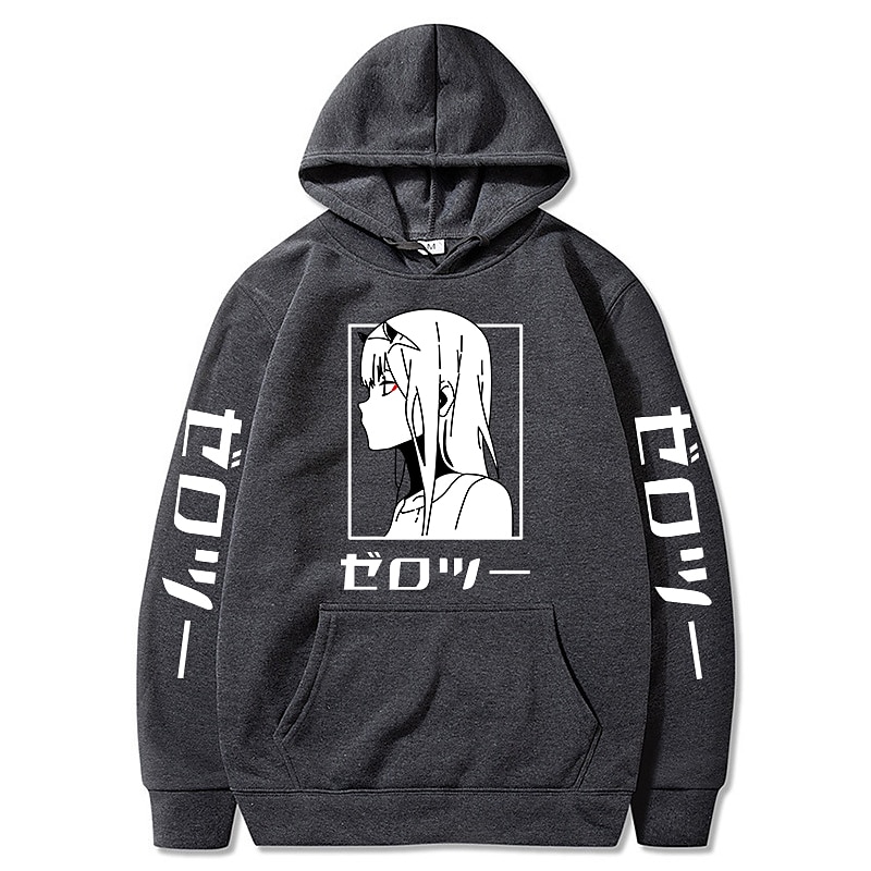 Darling in the Franxx Nulová dvě Cosplay kostým Kapuce Anime Grafika Potisk Harajuku Grafika Pro Pánské Dámské Dospělé Zpátky do školy 2025 - $25.99 –P8