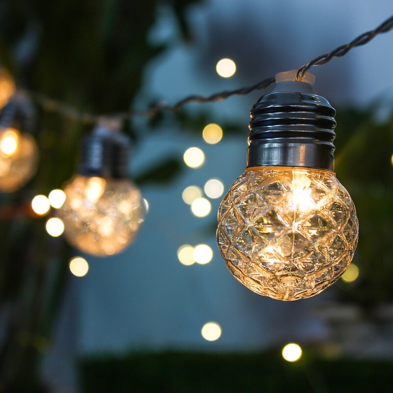utendørs vanntette ananas mønster lys, 3,5m 10leds ip65 vanntette ananas lyssnorer for julefest dekorasjoner 2025 - $34.99 –P5