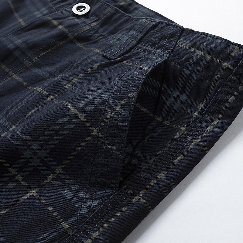 Bărbați Pantaloni Scurți Cargo Pantaloni Scurți Σορτς πεζοπορίας Drept Buzunar Plisat Confort Respirabil Scurt Sport exterior Zilnic Ieșire Stilat Stil Clasic Negru Albastru piscină 2026 - $28.99 –P6