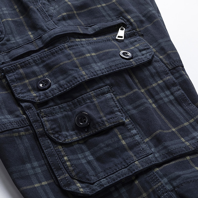Bărbați Pantaloni Scurți Cargo Pantaloni Scurți Σορτς πεζοπορίας Drept Buzunar Plisat Confort Respirabil Scurt Sport exterior Zilnic Ieșire Stilat Stil Clasic Negru Albastru piscină 2026 - $28.99 –P9