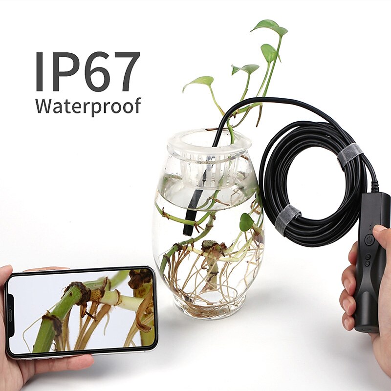 200W Pixels Mini Otoscope IP67 Waterproof Inspection Camera with Light with 6 LED Lights Ear Endoscope Camera 2-in-1 Interface Android Phones and Computers Only,3.9mm 200W Pixels Mini Otoscope IP67 Waterproof Inspection Camera with Light with 6 LED Lights Ear Endoscope Camera 2-in-1 Interface Android Phones and Computers Only,3.9mm