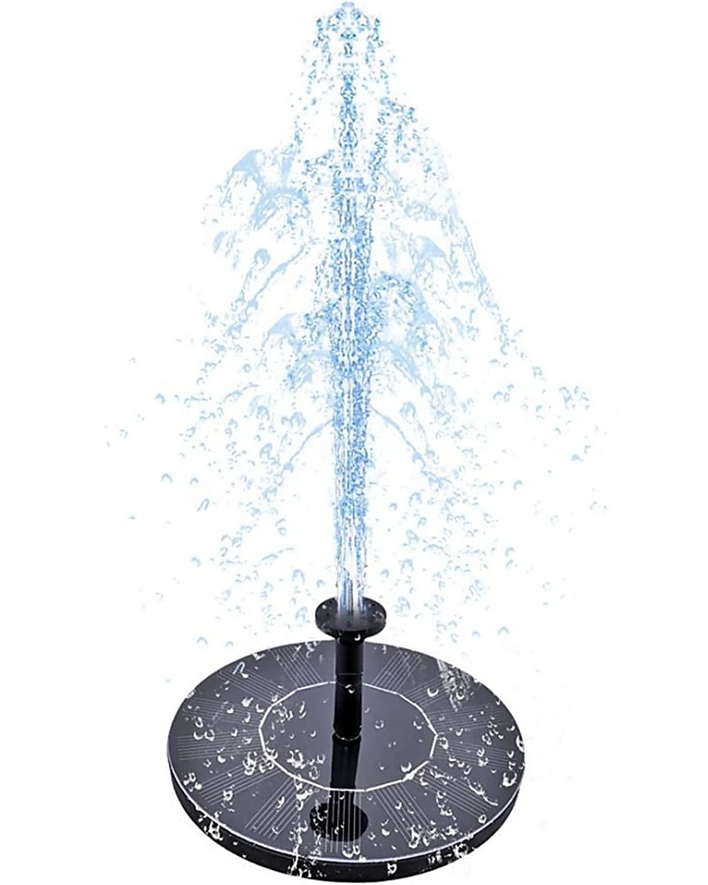 Solarbrunnen Poollicht 2pcs 1pcs Solarwasserbrunnen Poolteich Wasserfallbrunnen Gartendekoration Outdoor-Vogelbad solarbetriebener Brunnen schwimmendes Wasser 2025 - $34.99 –P5