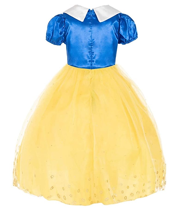 Buchwoche 2026 Schneekönigin Märchen Prinzessin Kleid Partykostüm Blumenmädchenkleid Urlaub Kostümparty for Mädchen Kleinkind Kinder Weihnachten Kindertag Neujahr 2026 - $31.99 –P5